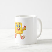 Käse Sunny Mini Herz Kaffeetasse (VorderseiteRechts)