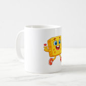 Käse Sunny Mini Herz Kaffeetasse (Vorderseite Links)