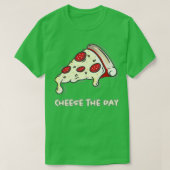 Käse The Day Pizza Käse The Day Pizza T-Shirt (Design vorne)