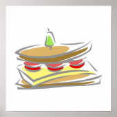 Käse & Tomato Sandwich Poster (Vorne)