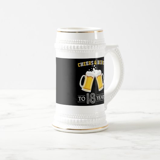 Käse und Bier bis 18 Jahre Bierglas (VorderseiteRechts)