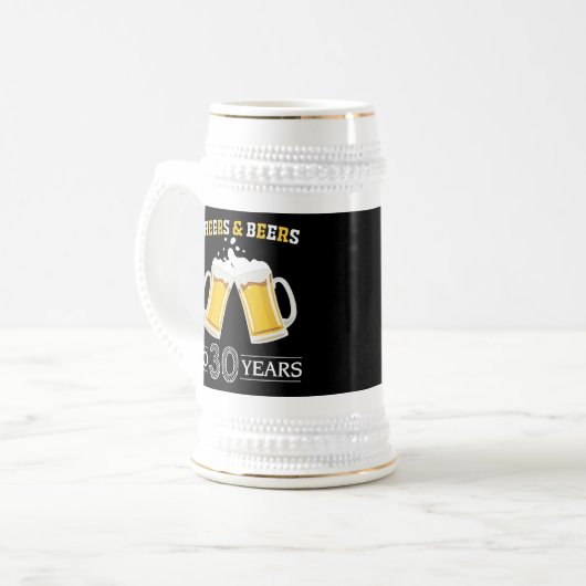 Käse und Bier bis 30 Jahre Bierglas (Vorderseite Links)