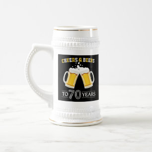 Käse und Bier bis 70 Jahre Bierglas
