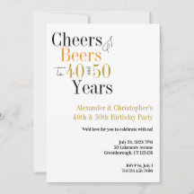 Käse und Bier Minimal Joint Geburtstagspartei