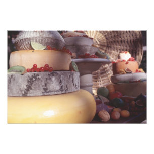 Käse und Frucht Fotodruck