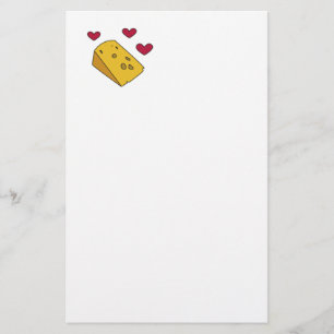 Käse-und Kuss-Cockney-reimendes Jargon-Geschenk Briefpapier