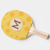 Käse und Mäuse Tischtennis Schläger (Seitenansicht)