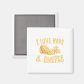 Käse und Nickerchen | Cheese Lover Food Geschenkid Magnet (Vorderseite/Rückseite)