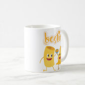 Käse und Pasta Besties Funny Mug Kaffeetasse (VorderseiteRechts)