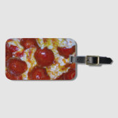 Käse und Pizza-Party Pepperoni Gepäckanhänger (Vorderseite (Horizontal))