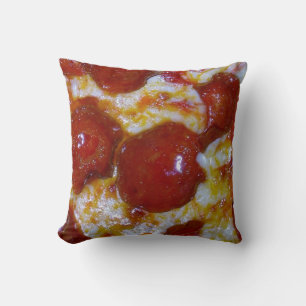 Käse und Pizza-Party Pepperoni Kissen