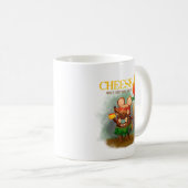 Käse und prähistorische Maus Kaffeetasse (VorderseiteRechts)