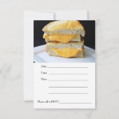 Käse und Tomatensuppe Einladung (Rückseite)