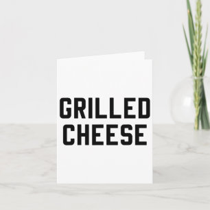 Käse und Tomatensuppe, gegrillt, entsprechende Kos Karte