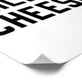 Käse und Tomatensuppe, gegrillt, entsprechende Kos Poster (Ecke)