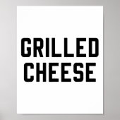 Käse und Tomatensuppe, gegrillt, entsprechende Kos Poster (Vorne)
