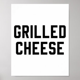 Käse und Tomatensuppe, gegrillt, entsprechende Kos Poster
