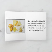 Käse-Valentinsgrüße Feiertagskarte (Innenseite)