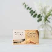 Käse-Visitenkarte Visitenkarte (Stehend Vorderseite)