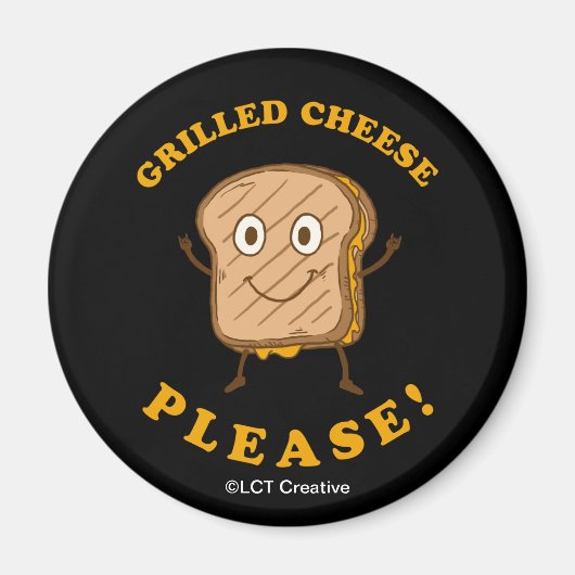 Käse vom Grill bitte Magnet (Vorne)