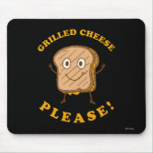 Käse vom Grill bitte Mousepad (Vorne)