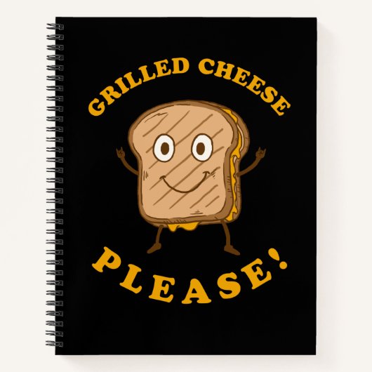 Käse vom Grill bitte Notizblock (Vorderseite)