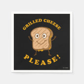 Käse vom Grill bitte Serviette (Vorderseite)