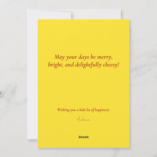 Käse Weihnachten (Rückseite)