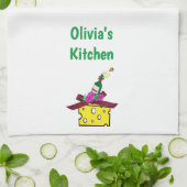 Käse Wein Küche Handtuch (Gefaltet)