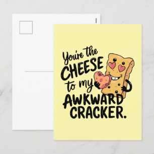 Käse zu My Awkward Das sonnige und Niedliche Val Feiertagspostkarte
