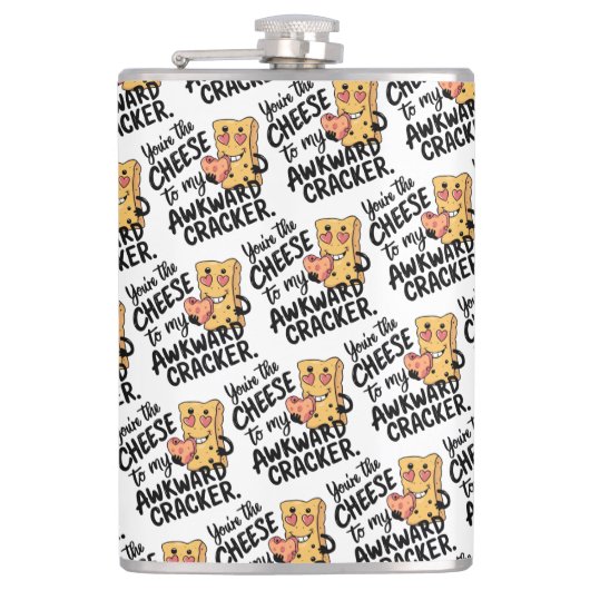 Käse zu My Awkward | Das sonnige und Niedliche Val Flachmann (Vorderseite)