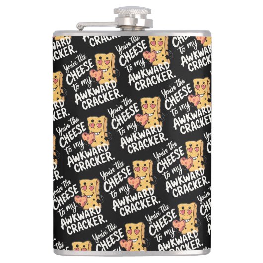 Käse zu My Awkward | Das sonnige und Niedliche Val Flachmann (Vorderseite)