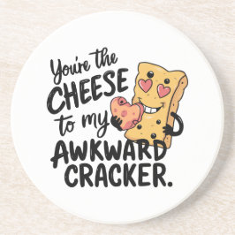 Käse zu My Awkward | Das sonnige und Niedliche Val Getränkeuntersetzer