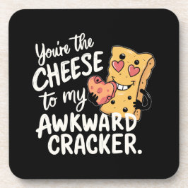 Käse zu My Awkward | Das sonnige und Niedliche Val Getränkeuntersetzer