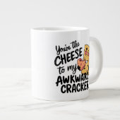 Käse zu My Awkward | Das sonnige und Niedliche Val Jumbo-Tasse (Vorderseite Rechts)