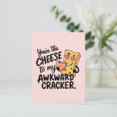 Käse zu My Awkward | Das sonnige und Niedliche Val Postkarte (Stehend Vorderseite)
