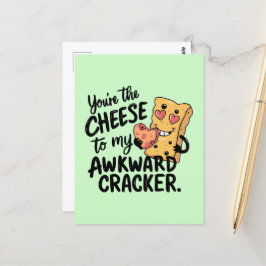 Käse zu My Awkward | Das sonnige und Niedliche Val Postkarte