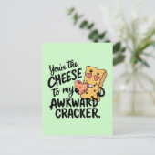 Käse zu My Awkward | Das sonnige und Niedliche Val Postkarte (Stehend Vorderseite)