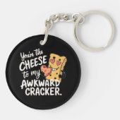Käse zu My Awkward | Das sonnige und Niedliche Val Schlüsselanhänger (Rückseite)