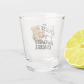 Käse zu My Awkward | Das sonnige und Niedliche Val Schnapsglas (Rückseite)