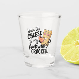 Käse zu My Awkward | Das sonnige und Niedliche Val Schnapsglas