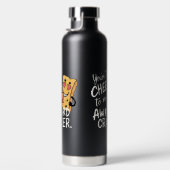 Käse zu My Awkward | Das sonnige und Niedliche Val Trinkflasche (Rechts)