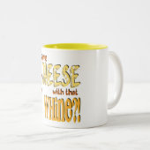 Käse - Zwei-Ton Tasse (VorderseiteRechts)