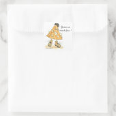 Käseaufkleber für Typ Quadratischer Aufkleber (Tasche)