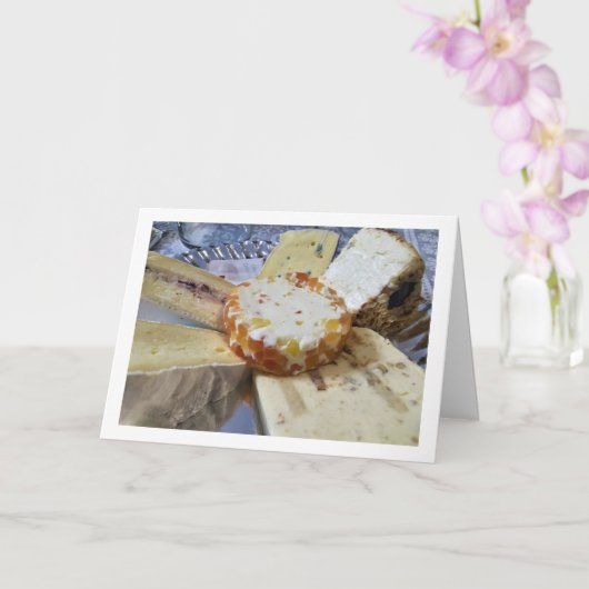 Käseauswahl Karte (Orchidee)