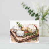 Käsebrett, Postübergang Postkarte (Stehend Vorderseite)