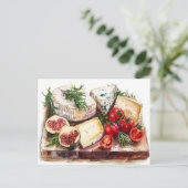 Käsebrett, Postübergang Postkarte (Stehend Vorderseite)