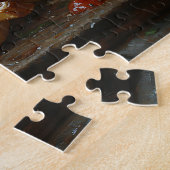Käseburger- und Knoblauchfrittenmalerei Puzzle (Seite)
