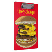 Käseburger-Zwischenablage Klemmbrett (Rechts)
