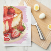 Käsecake Backrezeptur Geschirrtuch (Viertel Falte)